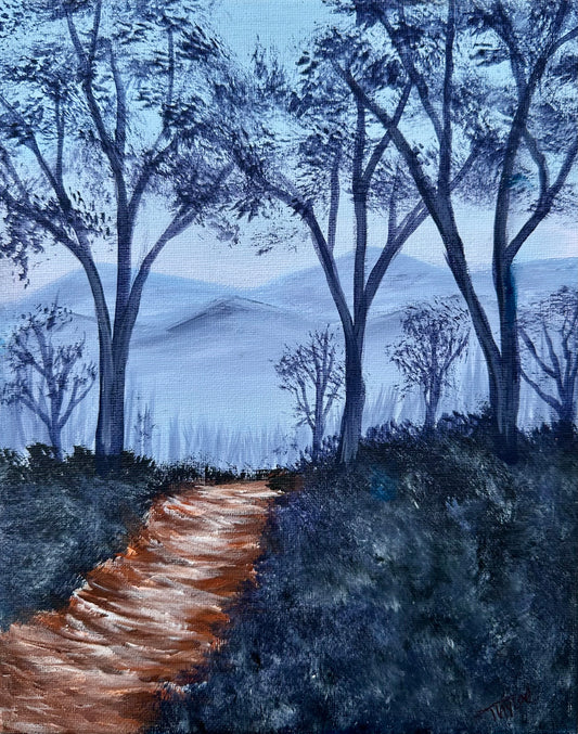 Distant Mountains 11x14