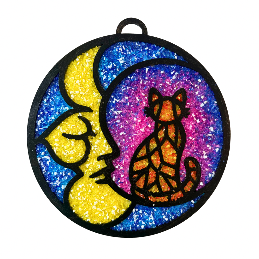 September 17th, 6:30-8:30 Crushed Glass Suncatcher Class