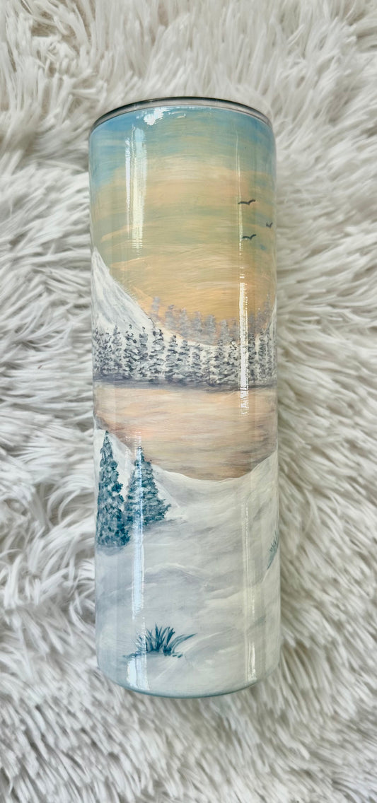 Winter Wonderland (Hand Painted Tumbler)
