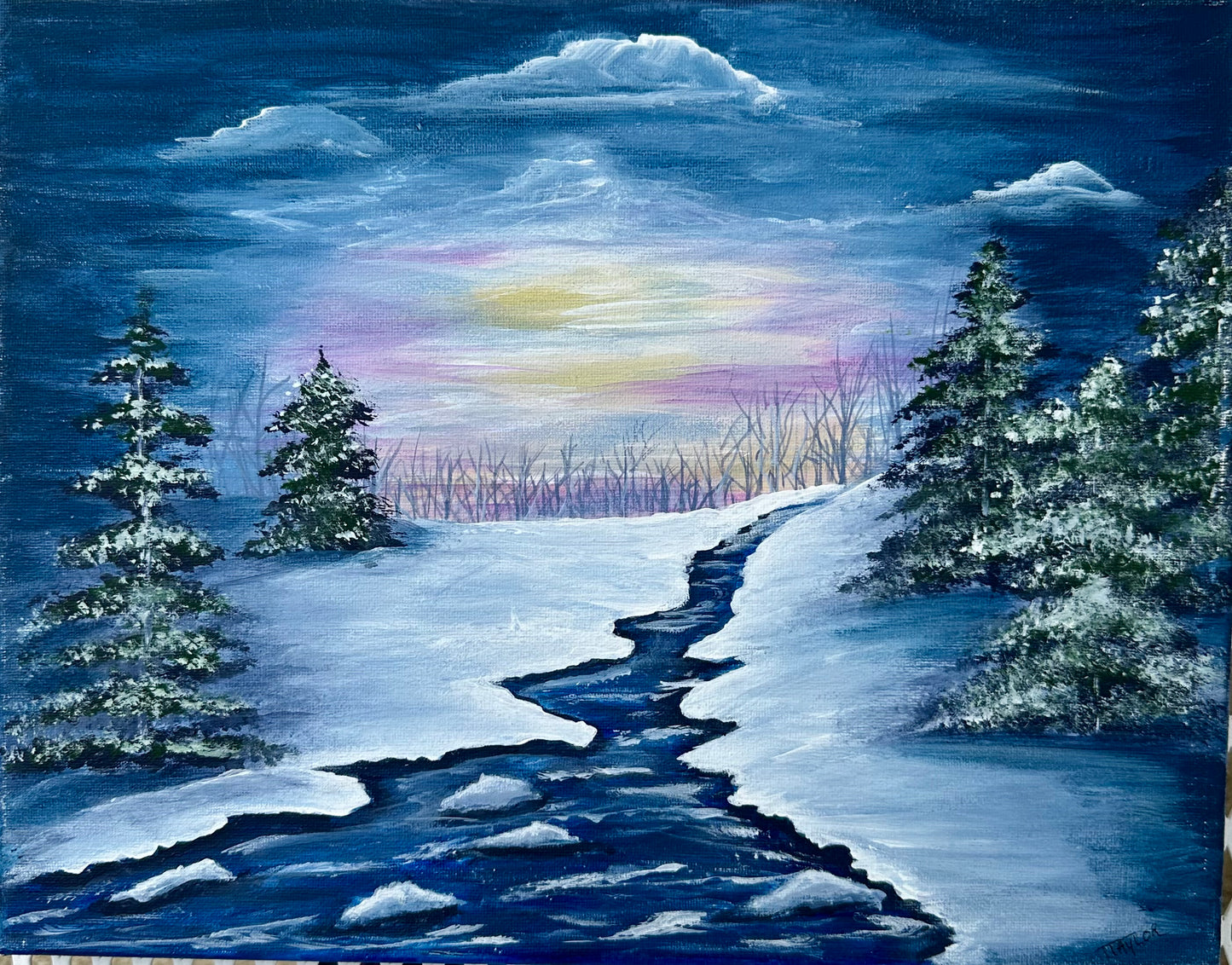Winter Evening 11x14