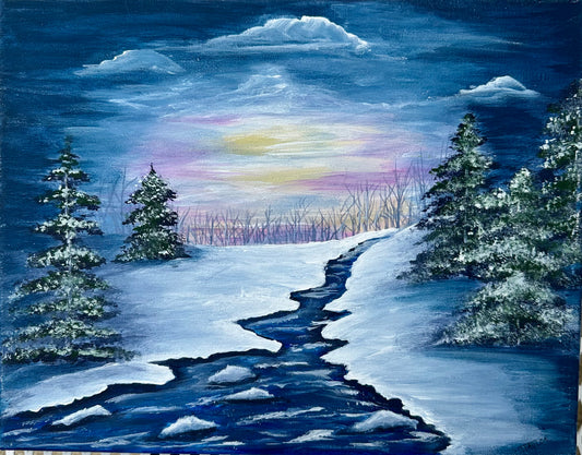 Winter Evening 11x14