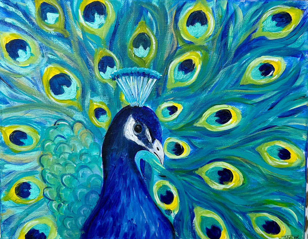 Peacock 11x14