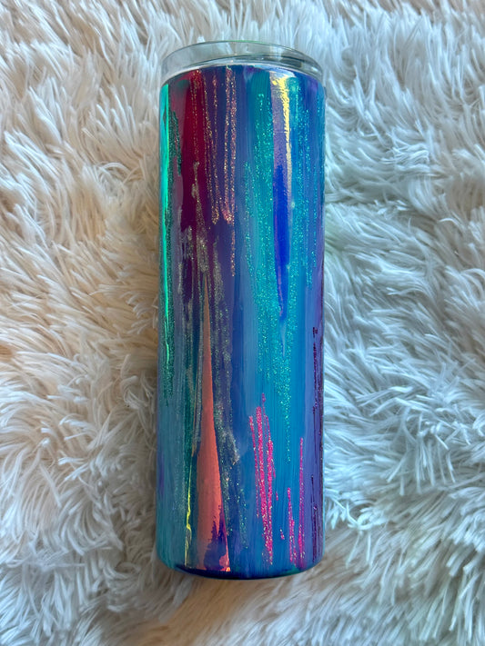 Glitzy Glitter and Foil Tumbler