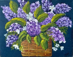 Basket of Flowers 12x12