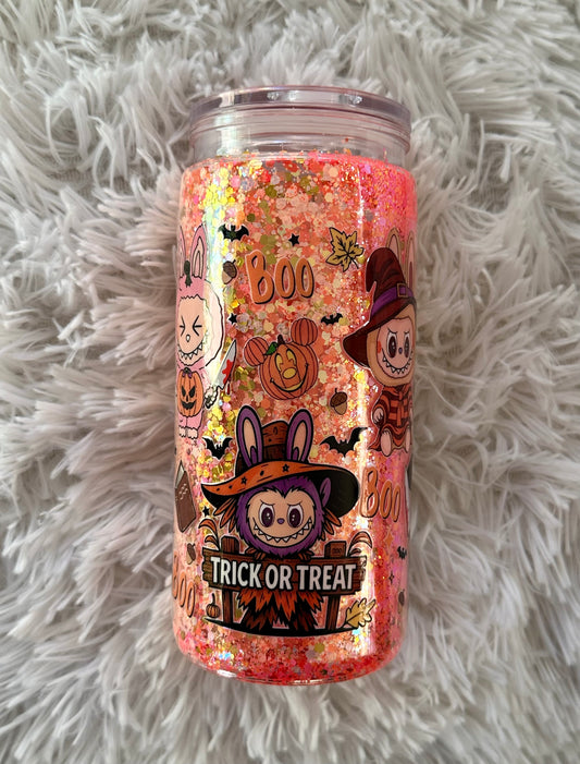 Trick or Treat 20oz Ombre Glitter Acrylic Tumbler