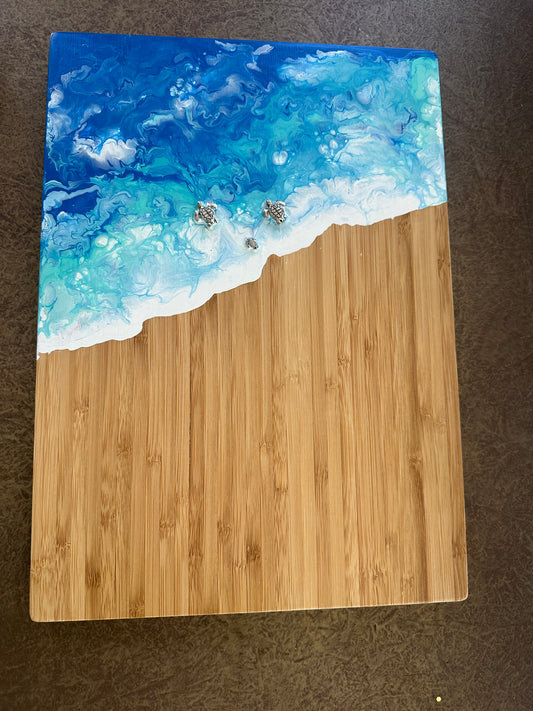 April 19th-Ocean Pour Serving Board