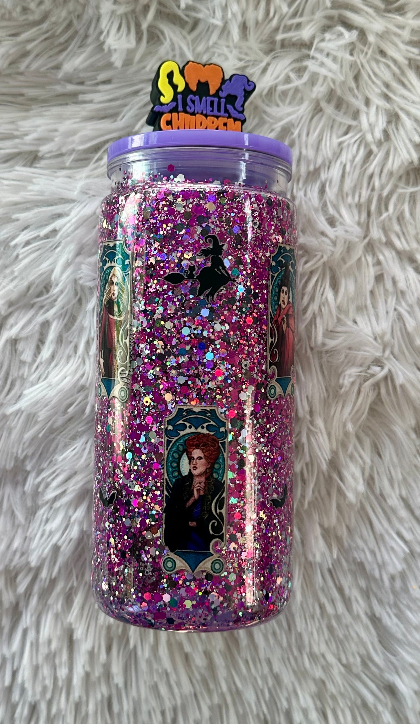Hocus Pocus 20oz Acrylic Tumbler AND Straw Topper
