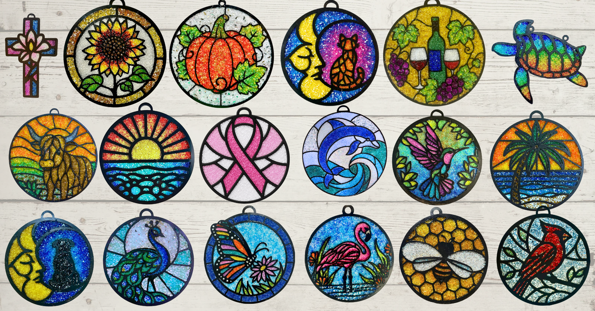 Oct. 1st, 6:30-8:30 Crushed Glass Suncatcher Class