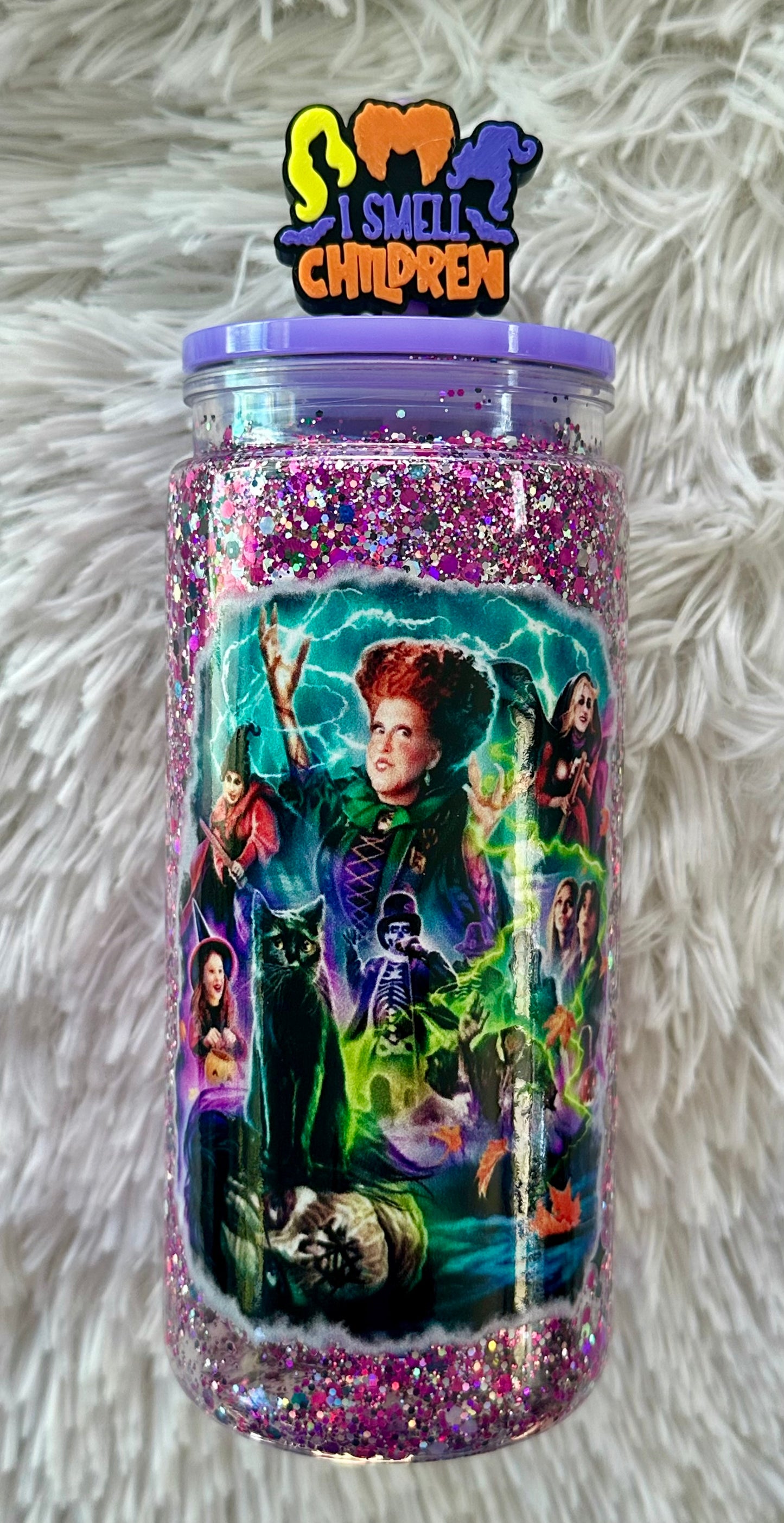 Hocus Pocus 20oz Acrylic Tumbler AND Straw Topper