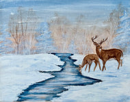 Deer Stream 11x14