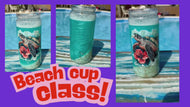 Beach Snow Globe Tumbler CLASS